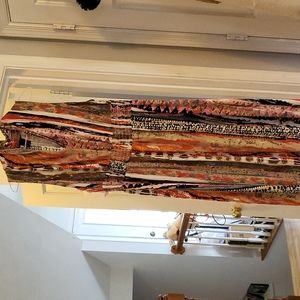 Multi color maxi dress for summer